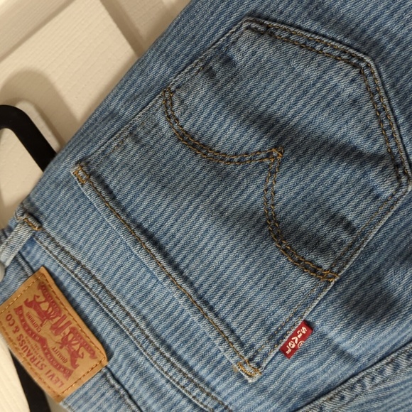 Blue Jeans - Levi Strauss 725 High Rise Straight- blue light stripe size 26 - Picture 5 of 9